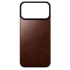 Capa traseira magnética de couro Horween iPhone 18 Pro Max Rustic Brown