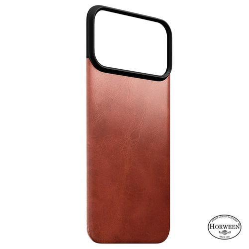 Capa traseira magnética de couro Horween iPhone 18 Pro Max Olde Dublin