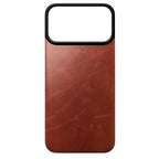 Capa traseira magnética de couro Horween iPhone 18 Pro Max Olde Dublin