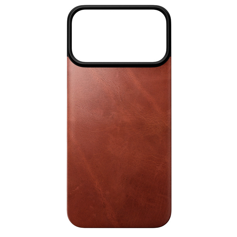 Capa traseira magnética de couro Horween iPhone 18 Pro Max Olde Dublin