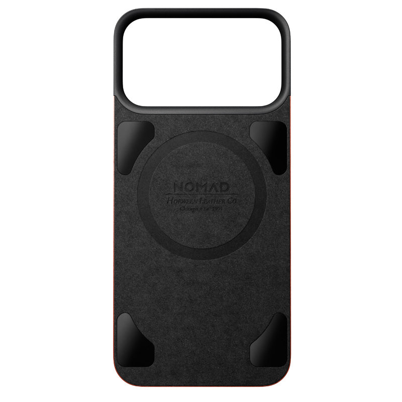 Capa traseira magnética de couro Horween iPhone 18 Pro Max Olde Dublin