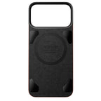 Capa traseira magnética de couro Horween iPhone 18 Pro Max Olde Dublin