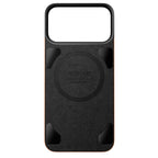 Capa traseira magnética de couro Horween iPhone 18 Pro Max Saddle