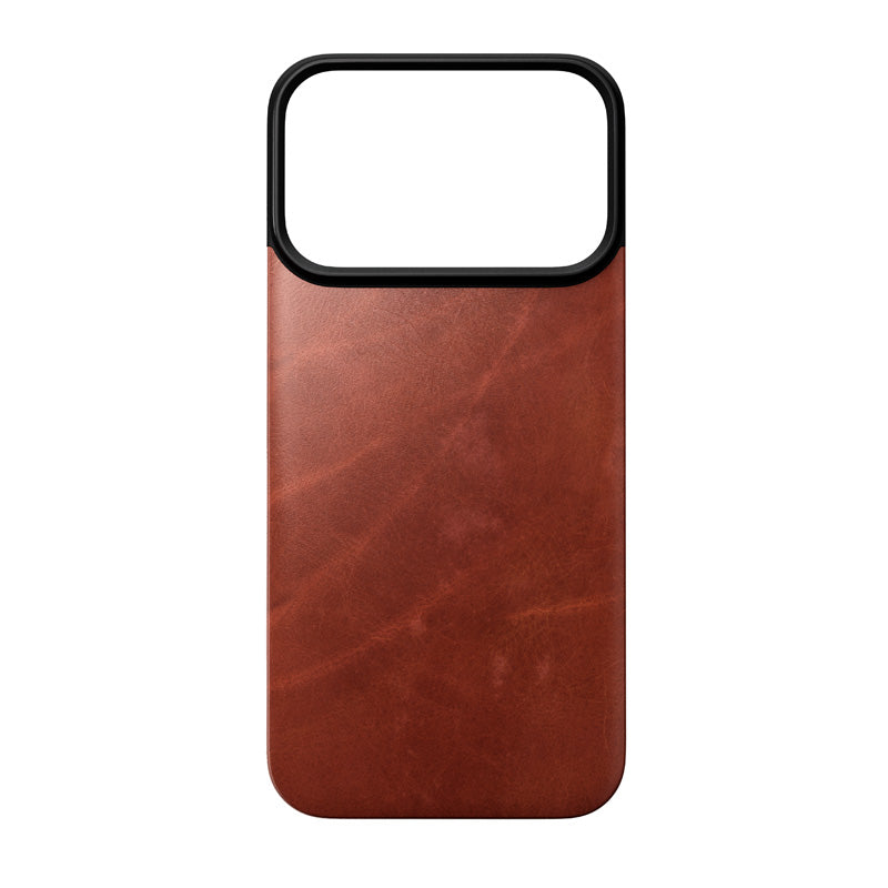 Capa traseira magnética de couro Horween iPhone 18 Pro Olde Dublin