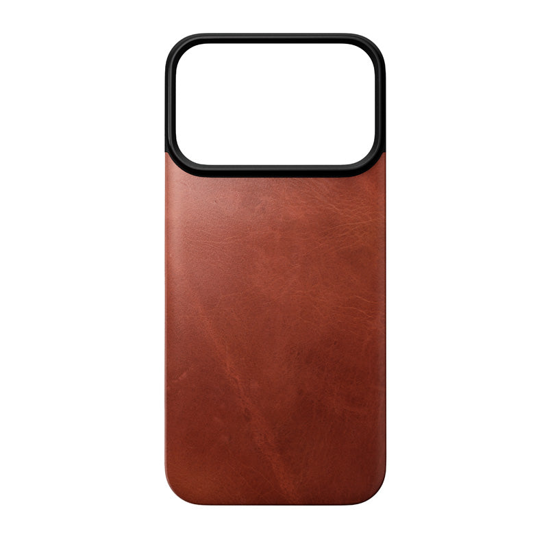 Capa traseira magnética de couro Horween iPhone 18 Pro Olde Dublin