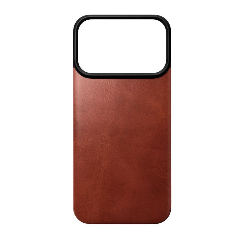 Capa traseira magnética de couro Horween iPhone 18 Pro Olde Dublin
