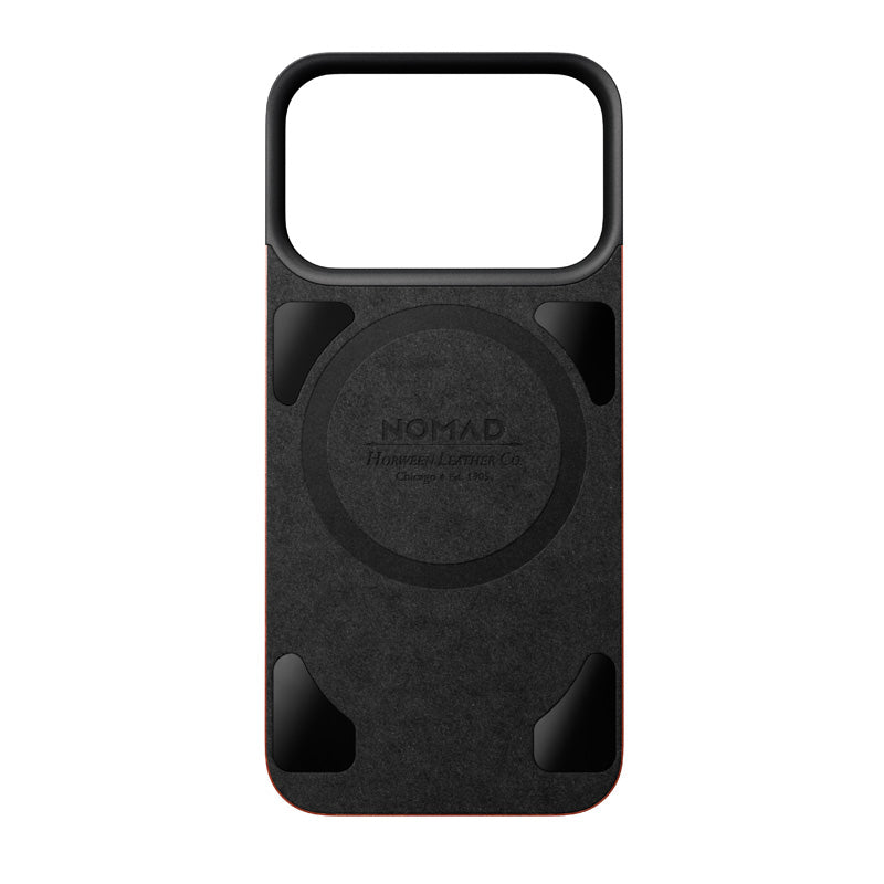 Capa traseira magnética de couro Horween iPhone 18 Pro Olde Dublin