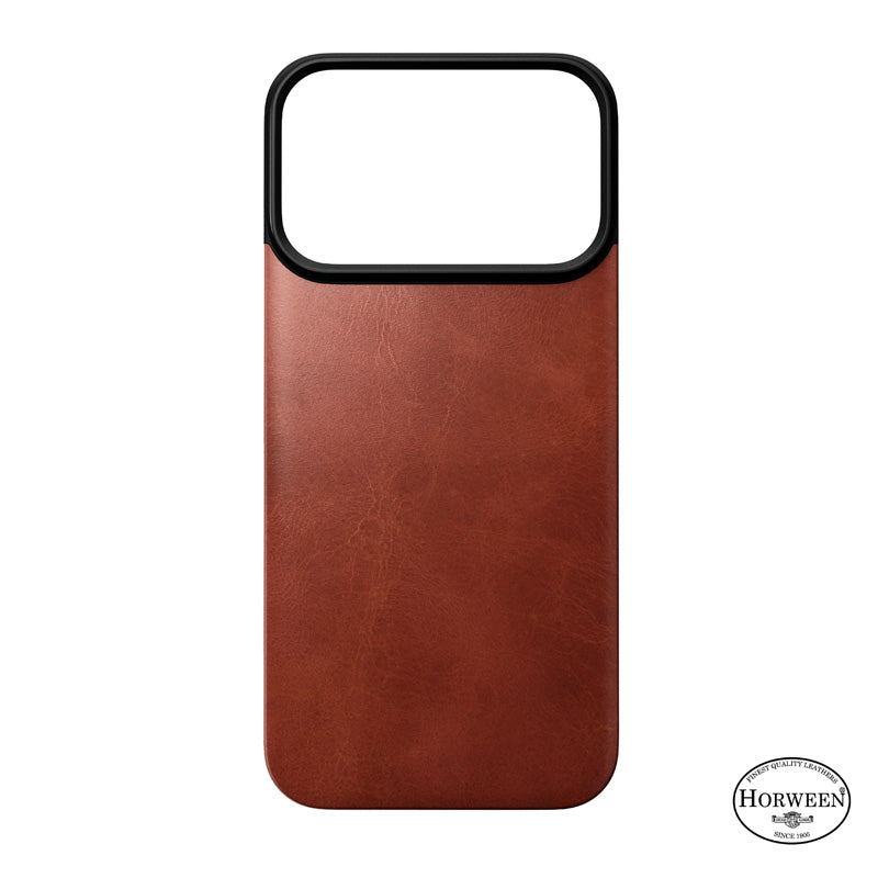 Capa traseira magnética de couro Horween iPhone 18 Pro Olde Dublin