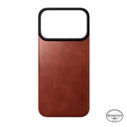 Capa traseira magnética de couro Horween iPhone 18 Pro Olde Dublin
