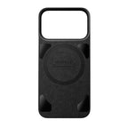Capa traseira magnética de couro Horween iPhone 18 Pro Preto