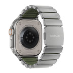 Pulseira Stratos 49mn Natural Titanium/Forest Green FKM