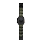 Bracelete Stratos 49mn Titânio Preto/FKM Verde Floresta