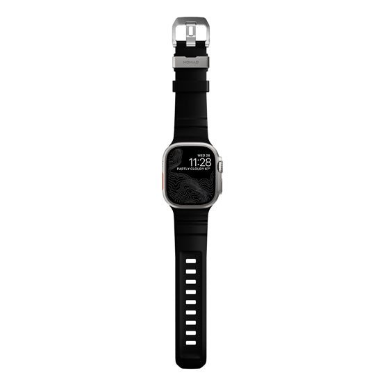 Rocky Point Band 44/45/46/49mm Carbon Black/Natural Hardware