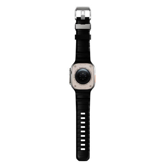 Rocky Point Band 44/45/46/49mm Carbon Black/Natural Hardware