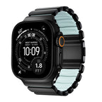Bracelete Stratos 49mm Black Titanium/Icy Blue Glow KFM