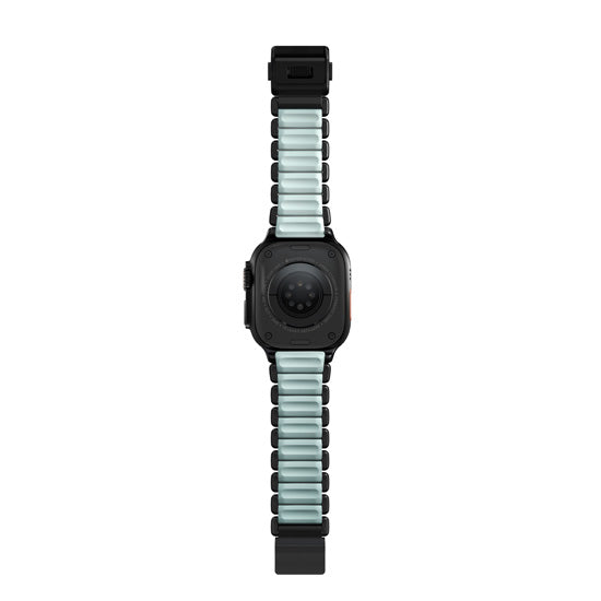 Bracelete Stratos 49mm Black Titanium/Icy Blue Glow KFM