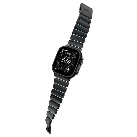 Bracelete Stratos 49mm Black Titanium/Icy Blue Glow KFM