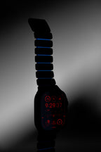 Bracelete Stratos 49mm Black Titanium/Icy Blue Glow KFM