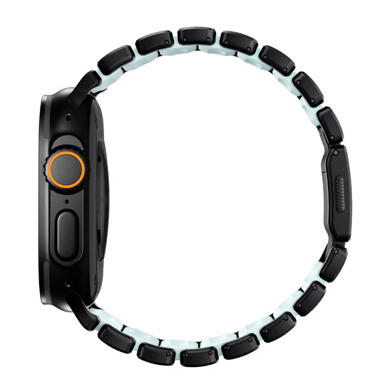 Bracelete Stratos 49mm Black Titanium/Icy Blue Glow KFM
