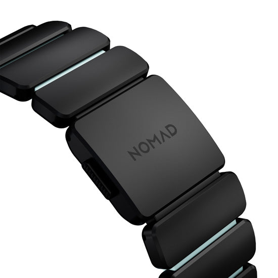 Bracelete Stratos 49mm Black Titanium/Icy Blue Glow KFM