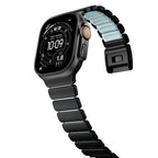 Bracelete Stratos 49mm Black Titanium/Icy Blue Glow KFM
