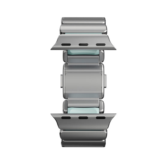 Pulseira Stratos 49mm Titânio Natural/Icy Blue Glow KFM