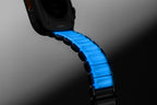 Pulseira Stratos 49mm Titânio Natural/Icy Blue Glow KFM