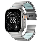 Pulseira Stratos 49mm Titânio Natural/Icy Blue Glow KFM