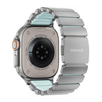 Pulseira Stratos 49mm Titânio Natural/Icy Blue Glow KFM