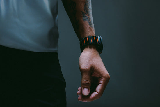 Pulseira Stratos 49mm Black Titanium/Ultra Orange KFM