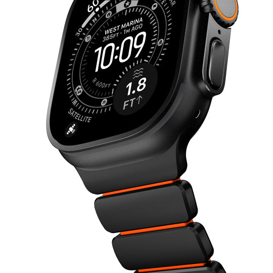 Pulseira Stratos 49mm Black Titanium/Ultra Orange KFM