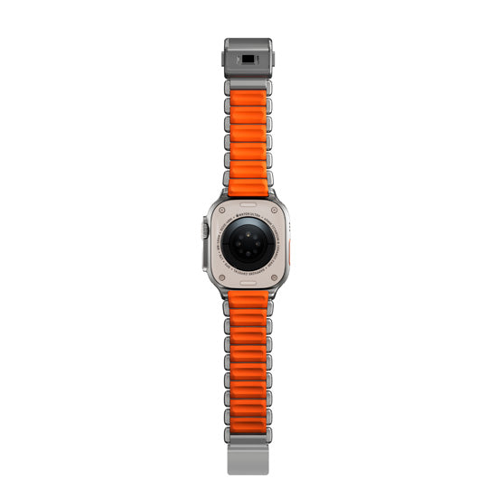 Bracelete Stratos 49mm Natural Titanium/Ultra Orange KFM