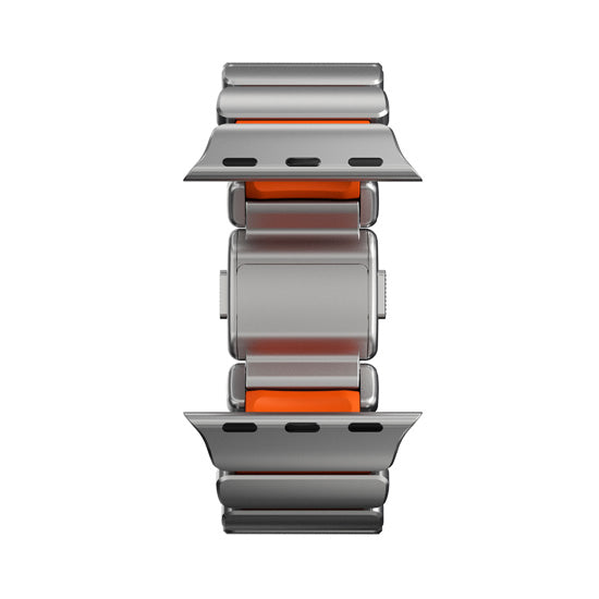 Bracelete Stratos 49mm Natural Titanium/Ultra Orange KFM