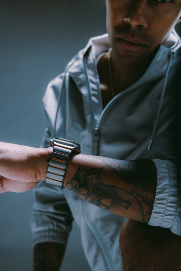 Bracelete Stratos 49mm Natural Titanium/Ultra Orange KFM