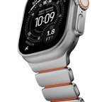 Bracelete Stratos 49mm Natural Titanium/Ultra Orange KFM