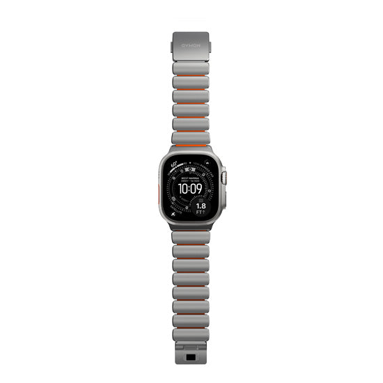 Bracelete Stratos 49mm Natural Titanium/Ultra Orange KFM