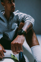 Bracelete Stratos 49mm Black Titanium/Volt KFM
