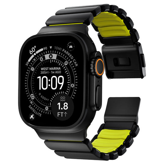 Bracelete Stratos 49mm Black Titanium/Volt KFM