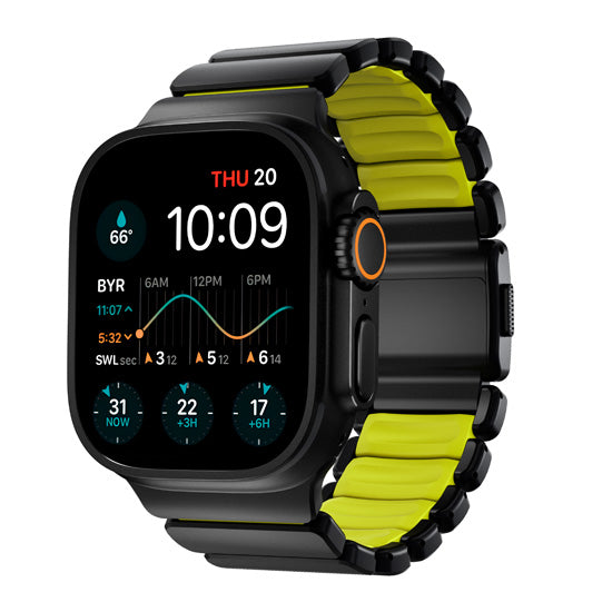 Bracelete Stratos 49mm Black Titanium/Volt KFM