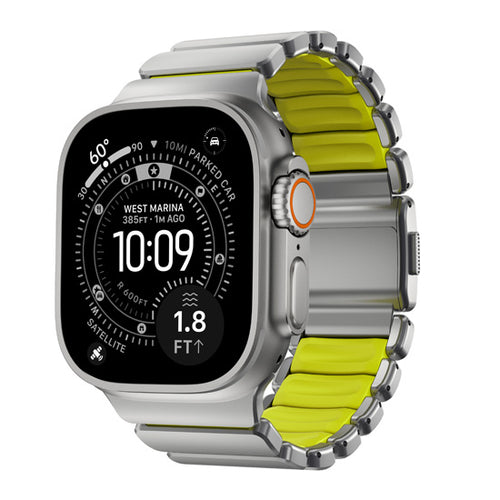 Pulseira Stratos 49mm Natural Titanium/Volt KFM