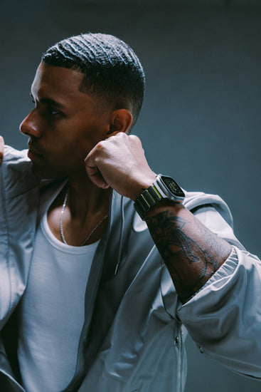 Pulseira Stratos 49mm Natural Titanium/Volt KFM