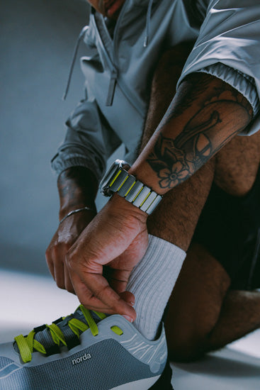 Pulseira Stratos 49mm Natural Titanium/Volt KFM