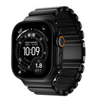 Bracelete Stratos 49mm Titânio Preto/KFM Preto