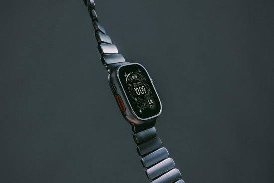 Bracelete Stratos 49mm Titânio Preto/KFM Preto