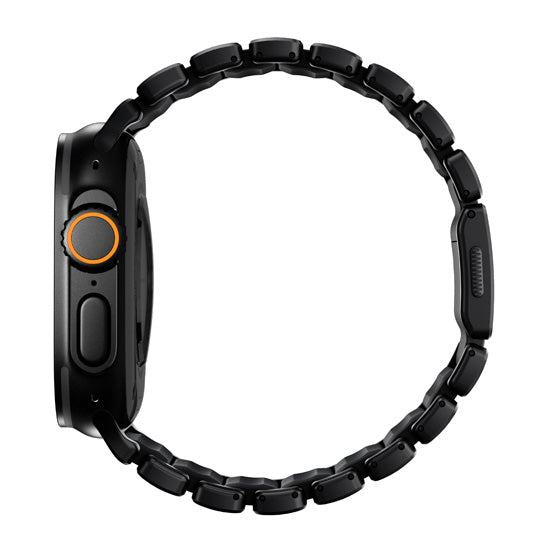 Bracelete Stratos 49mm Titânio Preto/KFM Preto