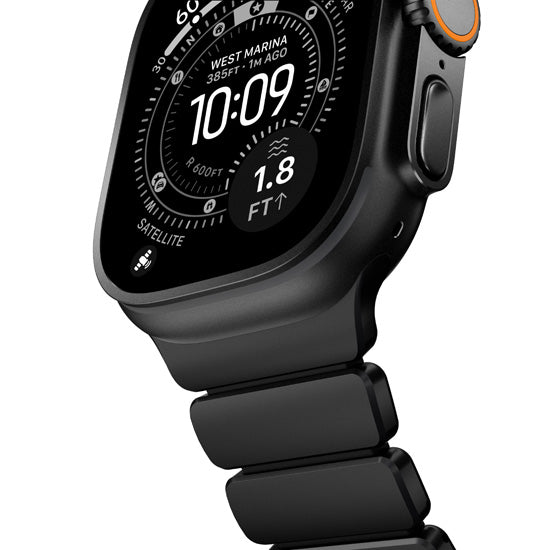 Bracelete Stratos 49mm Titânio Preto/KFM Preto