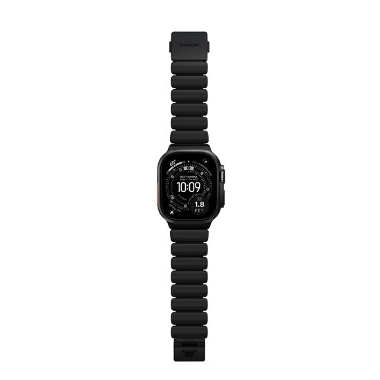 Bracelete Stratos 49mm Titânio Preto/KFM Preto