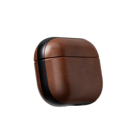 Capa Moderna de Couro Horween AirPods Pro 3 Marrom