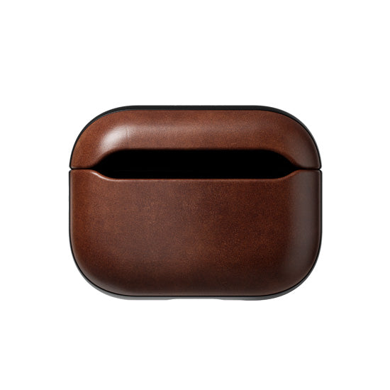 Capa Moderna de Couro Horween AirPods Pro 3 Marrom