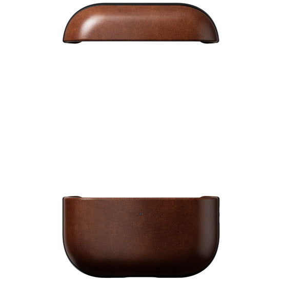 Capa Moderna de Couro Horween AirPods Pro 3 Marrom